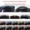 Steering Wheel Covers Customized Car Cover Hand Sewing Braid Genuine Leather For Elantra 2008-2010 Auto Interior Accessories