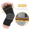 Ginocchiere per gomiti AOLIKES Ginocchiera per uomo Donna Gel di silicone Supporto per molle Ginocchiere Allenamento Menisco Strappo Dolore articolare Manicotto per ginocchio 230417