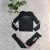 女性のカジュアルトラックスーツfshionクラシックレターフーディーパンティー2ピースセットレディースデザイナーアウトドアジョギングスーツセットカジュアル服装セーターズシャツセット