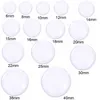 10st Clear Glass Round Cabochons Transparent kupol för smycken som gör DIY -fynd 8mm 10mm 12mm 14mm 16mm 18mm 20mm 25mm 30mm smycken Makingjewelry Fynd