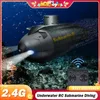 Electric RC Animals Electric Submarine Boat Podwodny model nurkowania