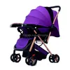 Passeggini # Passeggino di lusso pieghevole leggero a due lati portatile passeggino carrozzina comfort per Born Drop Delivery bambini maternità Dhry4