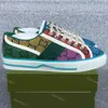 Ace Sneaker Designer повседневная обувь низкие мужские женские туфли для вышитых туфли тигр черно -белые красные зеленые полосы ходячи