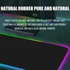Mouse Pads Wrist Rests Large luminous mouse pad RGB streamer LED gaming internet caf table mat home keyboard pad YQ231117