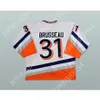 Niestandardowy Mike Brusaua Saginaw/Ohio Gears Hockey Jersey New Top Sched S-M-L-XL-XXL-3XL-4XL-5XL-6XL