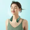 Electric Fans Portable Sports Neck Fan 360 Degree Lazy Neckband Fan Air Outlets USB Rechargeable Mini Personal Leafless Hanging205z