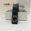 Lowees Belt Designer Luxury Fashion Top QualityNew Smooth Buckle Men's Belt Simple Fashion Men's and Women's Belt 1