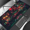 Muisblokken Pols Rests gepersonaliseerde kunstgaming muiskussen gamer grote tapis de souris anime rubber vergrendeling rand grote computer mousepad laptop bureau mat yq231117