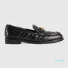 Komfortsandalen Zierloafer Abendschuhe Schwarz Weiß Weiches Leder Gold Freizeit Walking Damen EU35-40