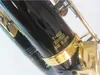 Japan Yanagis T-902 Tenor Sax Brand Tenor Saxofon Musikinstrument BB Tone Black Gold Key Brass Tube Gold Key Sax med fall gratis frakt