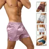 Caleçon Homme En Plein Air Sexy Boxers Soie Maison Culotte Plage Bas Lâche Pyjama Pur Mince Bikini Sous-Vêtements Sport Lingerie Mémoires