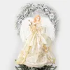 Christmas Decorations 16"Angel Christmas Angel Doll Toy Figurine Christmas Ornaments Crafts with Wing Home Natal Decorations Festive GiftL231111