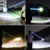 Koplampen Draagbare led-koplampen oplaadbare waterdichte super heldere zaklamp voor vissen wandelen kamperen 231117