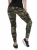 Womens Pants Capris Cuhakci Camouflage Tryckt Kvinnlig leggings Fitness Legins Gym Hög Elastisk mager armé Green Jegging Sport Pencil 231116