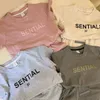 ESS 디자이너 어린이 옷 세트 소년 Tshirts 트랙 슈트 반바지 반바지 캐주얼 레터 여자 아이 T 셔츠 바지 티셔츠 아이 쇼트 슬리브 탑 청소년 유아 옷 정장