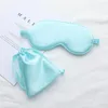 Wholesale Silk Eyes Sleep Masks with Storage Bags Portable Travel Eye Patch Sleeping Eyeshade for Nap Rest