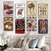 Weihnachtsdekorationen, Frohe Weihnachten, Poster, Vintage-Metallblechschilder, Kuchen, Spieluhr, Weihnachtsbaum, Metallplakette, Bäckerei, Süßigkeitenladen, Zuhause, Wanddekoration, L231111