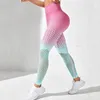 Spodnie damskie Capris kobiety bezproblemowe legginsy puste na siłowni push push up ciasna fitness do sportu 231116