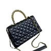 Hand crossbody tas diamant geruit damestas schoudertas Modieuze damestas