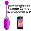 Uova Bluetooth compatibile Uovo APP Telecomando Vibratore Kegel Palline vaginali Prodotti intimi Giocattoli sessuali per donna Adulti Vagina Shop 1124