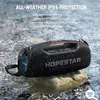 Mobiltelefonhögtalare HopeStar A60-högtalare Bluetooth Caixa de Som Bluetooth Portable Subwoofer IPX6 Waterproof 100W High-Power Bass Boomb Home Theater Q231117