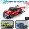 Auto elettrica RC 1 20 Rc Telecomando da corsa con fumo leggero Spray elettrico Drift Toys per ragazzo 231117