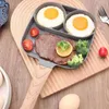 Pans 4hole Omelet Frying Pot Thickened Nonstick Egg cake Steak Cooking Hamburg bread Breakfast Maker Induction cooker 230414