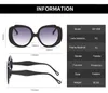 Sunglasses Fashin Round Women Big Frame Glasses Retro Sunglass Men Luxury Designer Eyewear UV400 Sun Glass Gradient Shades