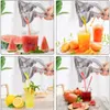 Juicers Manual Juice Squeezer Aluminum Alloy Hand Pressure Juicer Pomegranate Orange Lemon Sugar Cane Fresh Fruit3312