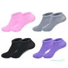 Sports Socks 4 Pairs Anti Slip Non Slipper Yoga Trampoline With Grips Sticky Home Athletic For Adult Women 55