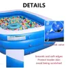 Семейный надувной бассейн, надземные надувные бассейны для детей и взрослых, летняя водная вечеринка, аквапарк на заднем дворе257V