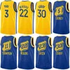 Bedrucktes Herren-Kinder-Basketball-Trikot von City Klay Thompson 11 Draymond Green 23 Kevon Looney 5 Andrew Wiggins 22 Stephen Curry 30 Chris Paul 3 Statement Classic Color