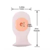 Faux Cils Silicone Formation Mannequin Tête Paupières Amovibles Pour Greffage Extension De Cils Débutant Maquillage Pratique Modèle Factice