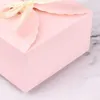 Gift Wrap 5Pcs Colors Paper Candy Box Bag Wedding Packaging Small Baby Shower Favors Birthday Party Supplies