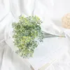 装飾的な花人工恋人の草シミュレーション結婚式のための偽の植物エルバンケット農家の飾り1/4セットの花輪