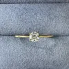 Anelli nuziali PuBang Fine Jewelry Argento sterling 925 4MM GRA Diamante Fidanzamento Anniversario per le donne Regalo all'ingrosso 231117