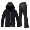 Combinaisons de ski -30 degrés Ski costume femmes hiver femme vestes et pantalons chaud imperméable veste femme en plein air Snowboard Ski Camping marque 231116