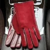 Five Fingers Gloves Good quality touch gloves color winter women's leather gloves genuine suede 50% genuine leather 50% women's gloves -2007 231116