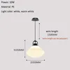 Hanglampen reaq kunst decor pedant licht met bluetooth luidspreker roman ontwerp plastic muziek keuken kroonluchter verlichting riq-J007