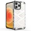 Coque de téléphone pour iPhone 15 Pro Max 14 Plus 13 Mini 12 11 Coussin d'air en nid d'abeille Housse de protection en caoutchouc de silicone souple Transparent Clear Hard Defender Armor