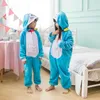 Pajamas Kids Pajamas Set Children Sleepwear Boys Girls Animal Pyjama Pijama Flannel Nightwear Clothes Onesies Jumpsuit Halloween Costume 231116