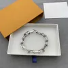 Luxury designer bracelet sales, high-quality silver titanium steel, personalized hip-hop bracelet supply for men and women