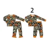 Pyjama's ontwerp Halloween pyjama set voor jongens en meisjes pompoenpatroon broek met lange mouwen 2 sets pyjama's van broer en zus 231117