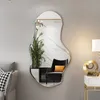 Wholesale of irregular frameless mirror decoration mirror wall hanging cosmetic mirror manufacturers