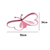 Plafonniers Lampe pour enfants Rose Papillon Fille Garçon Chambre LED Salon Maternelle Décor Luminaire