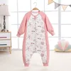 Pyjamas Sacs de couchage pour bébé Hiver Automne Enfants Bolsa De Bebe Sacs de nuit pour enfants en pur coton pour filles et garçons Pyjamas Chaud Nighty 0-4T 231117