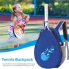 Tennisväskor Tennis Ryggsäck badminton ryggsäck racket som bär väska tennis racket bärare med flera fickor för män kvinnor tonåringar 231116