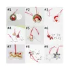 9 estilos de sublimação mdf enfeites de natal decorações em formato quadrado redondo decorações de transferência quente impressão em branco consumível bj