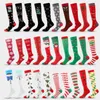 Chaussettes de sport Chaussette de compression de Noël Sport de plein air Drop Ship