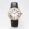 MENS OCH WOMENS Titta på 36mm 30mm Designer Diamond-Studded Leather Strap Quartz Movement Högkvalitativ klassisk Watch Simple Atmospheric Watch Birthday Present